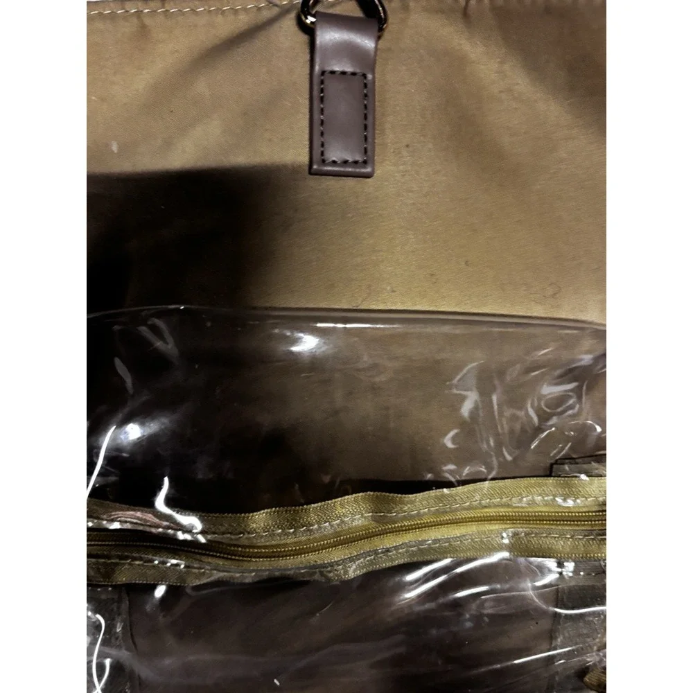 OutSpry Roll-Up Makeup Bag, Hanging Travel Toiletry Bag, PU Leather Folding E...